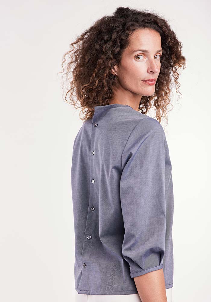 Blaue bluse